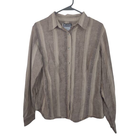 Women's XCO Columbia Button Up Shirt Size Large Size Medium - Picture 1 of 5